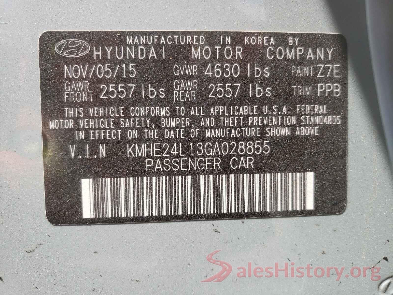 KMHE24L13GA028855 2016 HYUNDAI SONATA