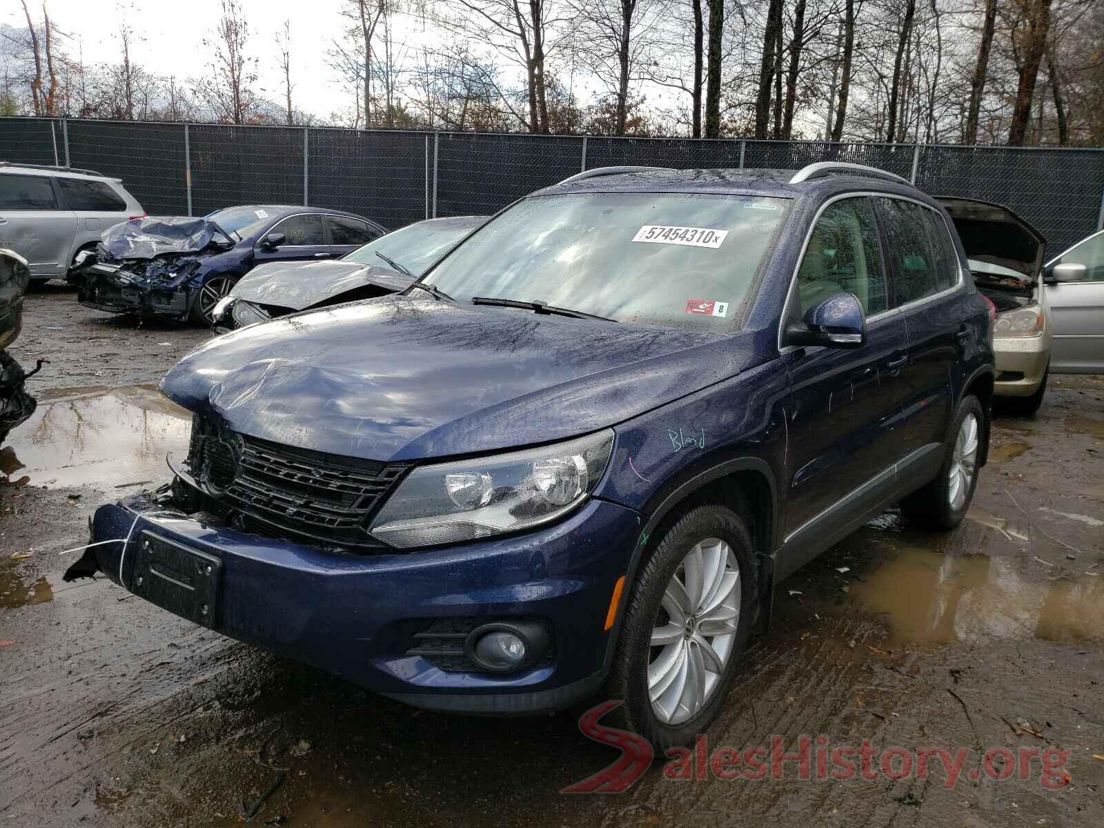 WVGBV7AXXFW605661 2015 VOLKSWAGEN TIGUAN