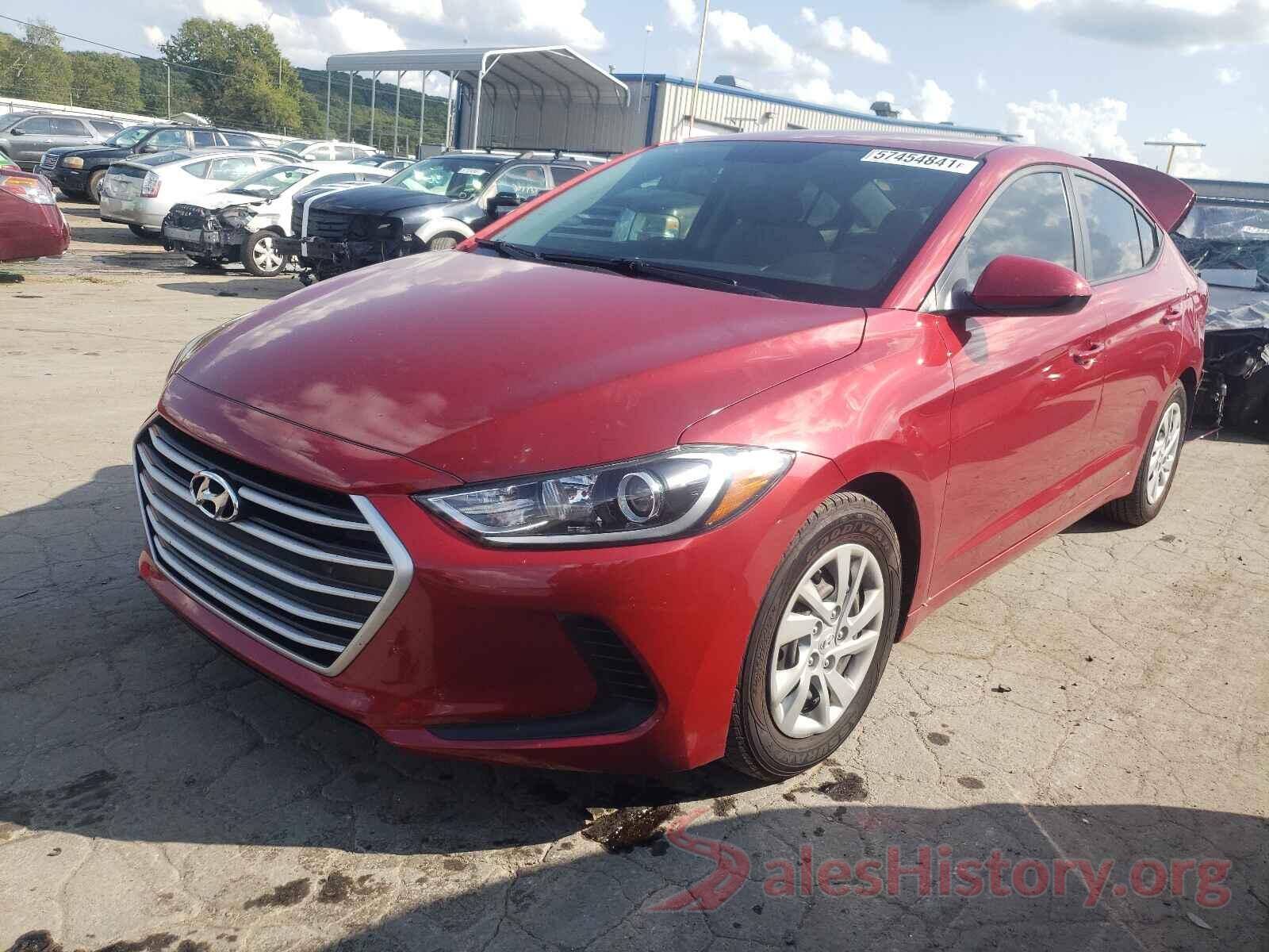 KMHD74LF3HU193815 2017 HYUNDAI ELANTRA