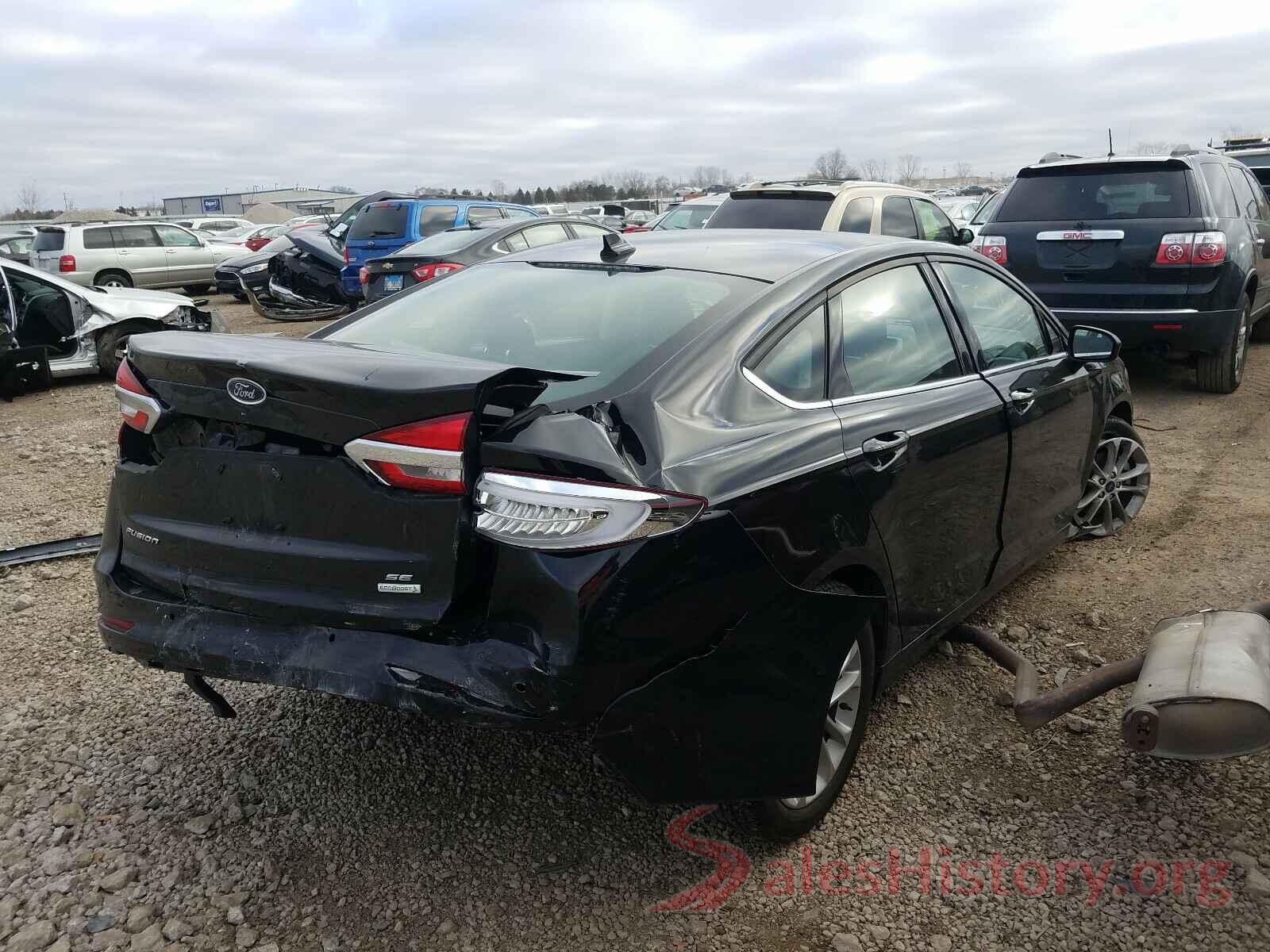 3FA6P0HD4KR214267 2019 FORD FUSION