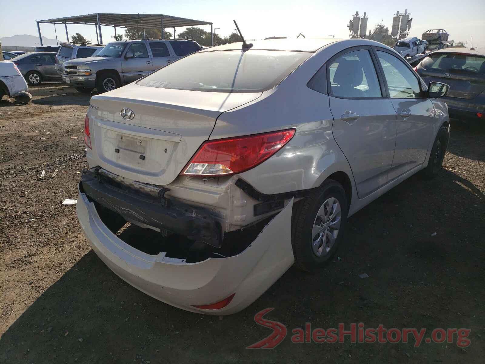 KMHCT4AE4GU075644 2016 HYUNDAI ACCENT