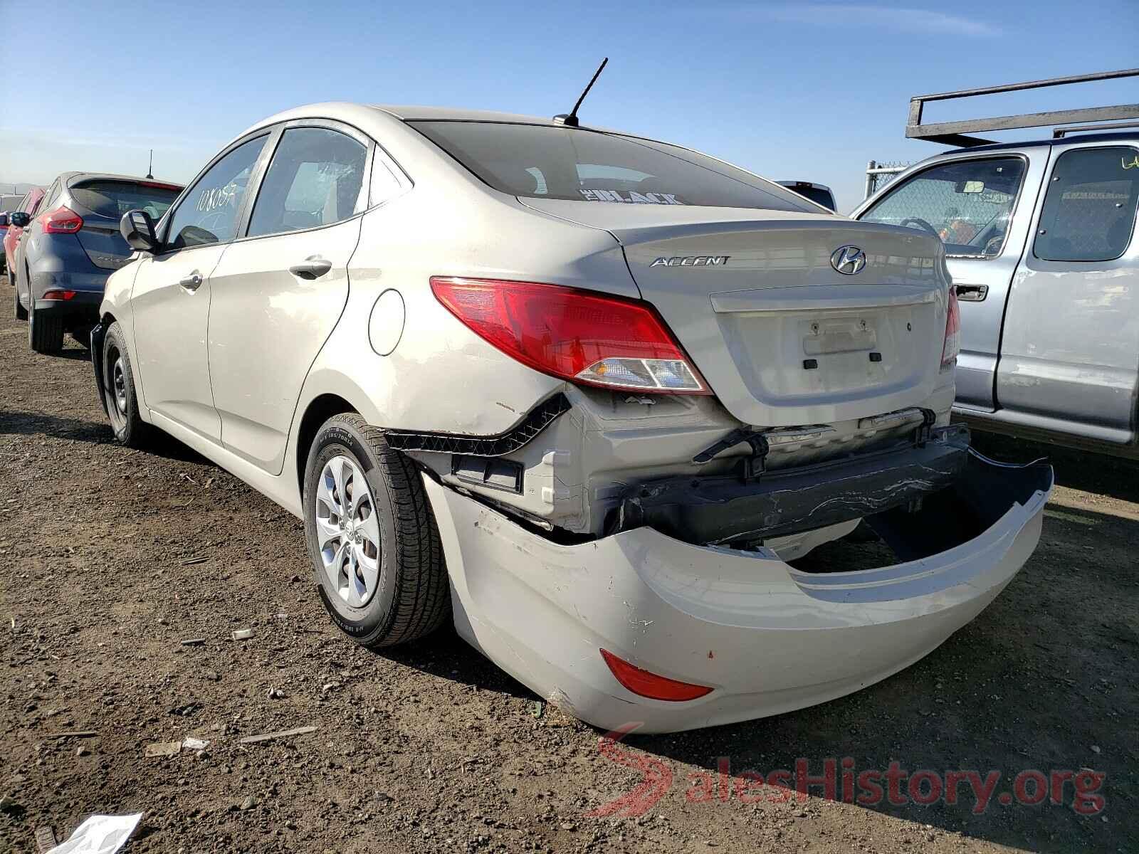 KMHCT4AE4GU075644 2016 HYUNDAI ACCENT