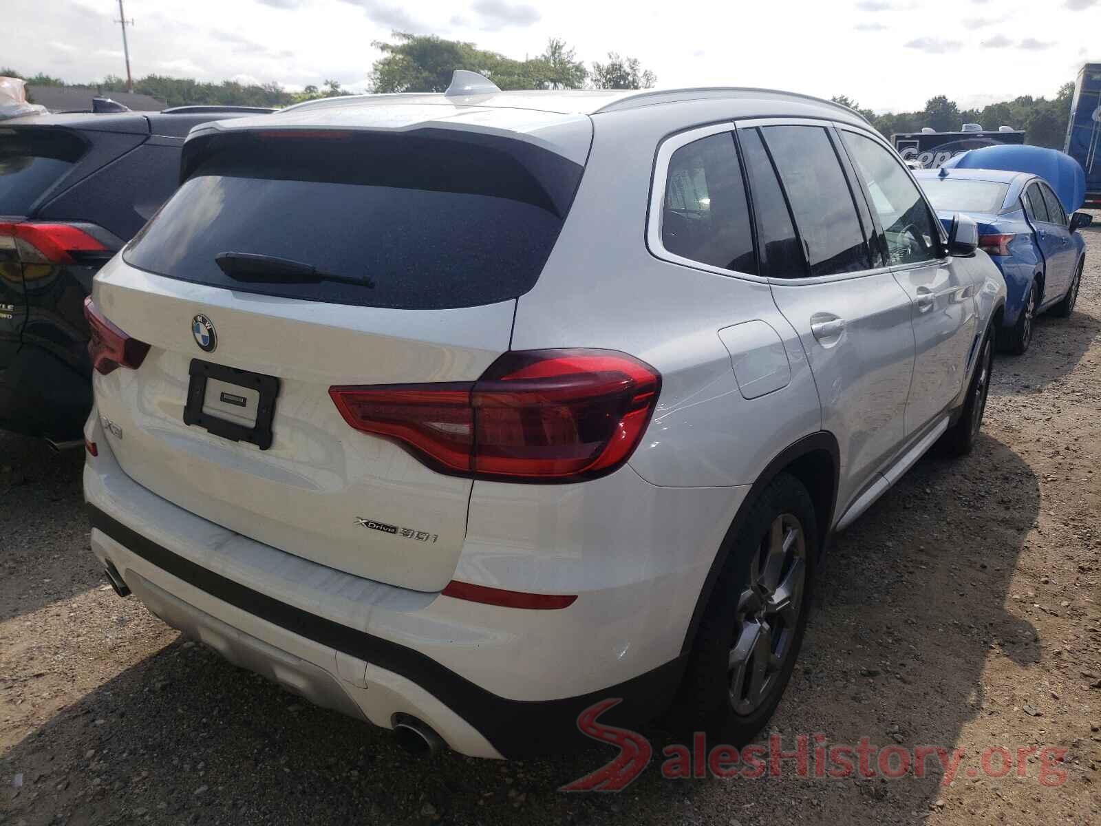 5UXTY5C07M9E37088 2021 BMW X3