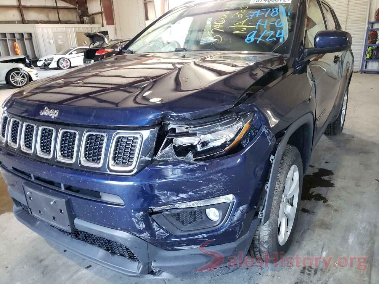 3C4NJDBB9JT256540 2018 JEEP COMPASS