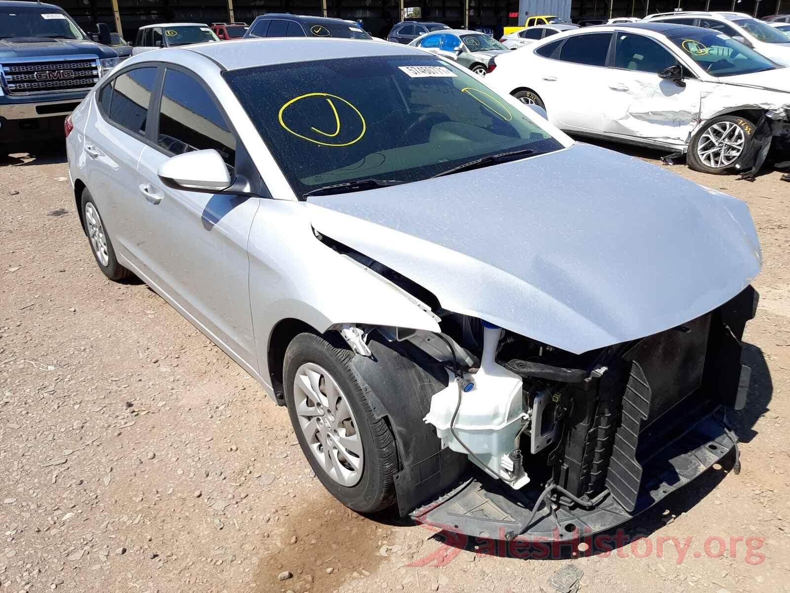 5NPD74LF0HH180700 2017 HYUNDAI ELANTRA