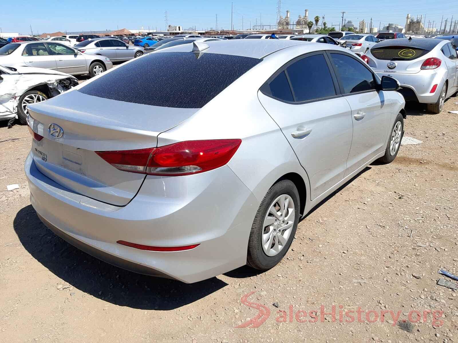 5NPD74LF0HH180700 2017 HYUNDAI ELANTRA