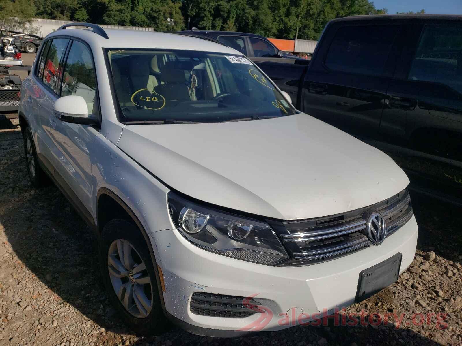 WVGBV7AX3HW501421 2017 VOLKSWAGEN TIGUAN