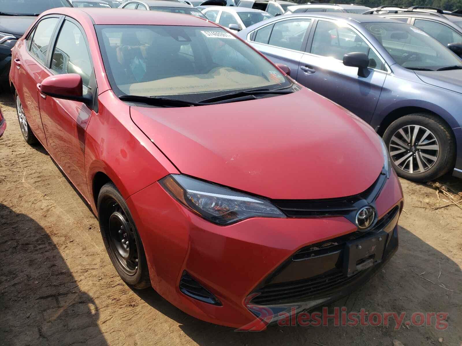 2T1BURHE5KC136117 2019 TOYOTA COROLLA