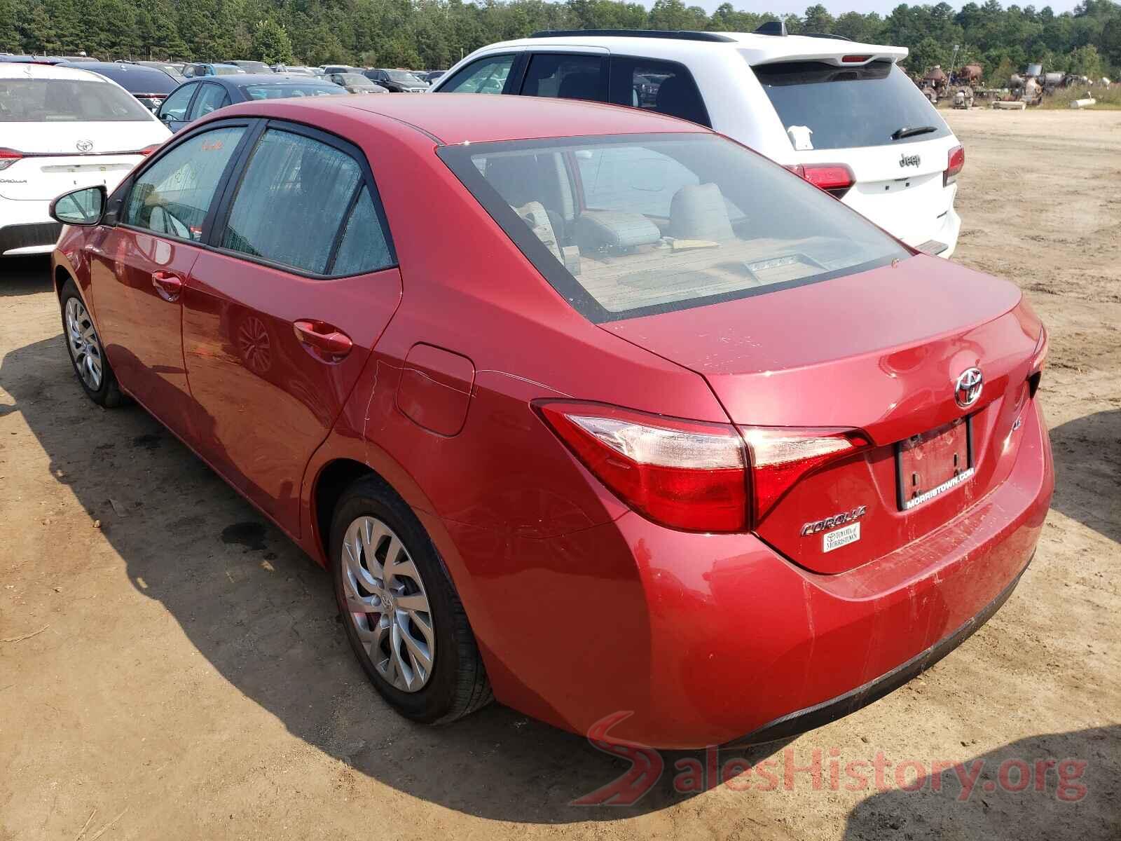 2T1BURHE5KC136117 2019 TOYOTA COROLLA