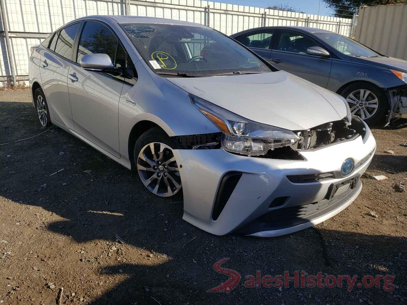 JTDKARFU5K3079171 2019 TOYOTA PRIUS