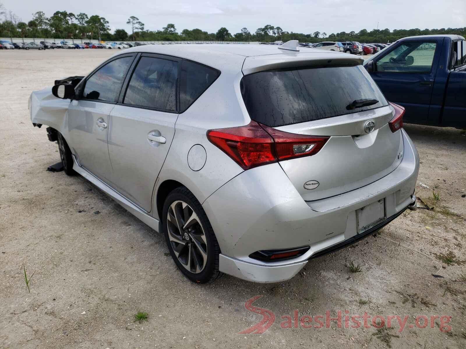 JTNKARJE7GJ510849 2016 TOYOTA SCION