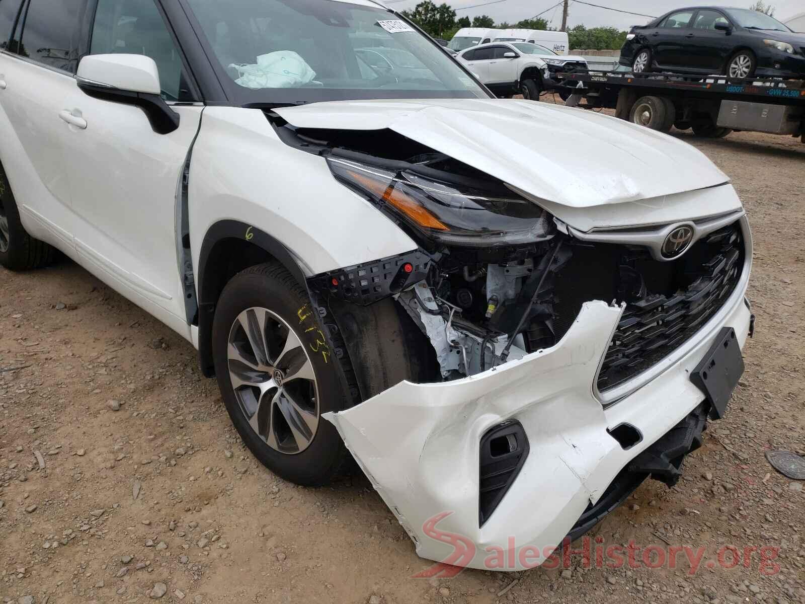 5TDGZRBH3MS076438 2021 TOYOTA HIGHLANDER