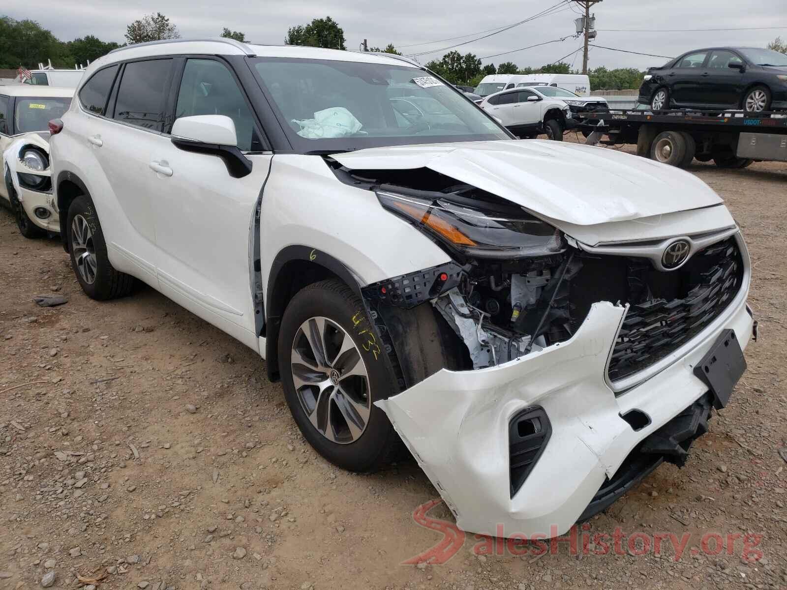 5TDGZRBH3MS076438 2021 TOYOTA HIGHLANDER