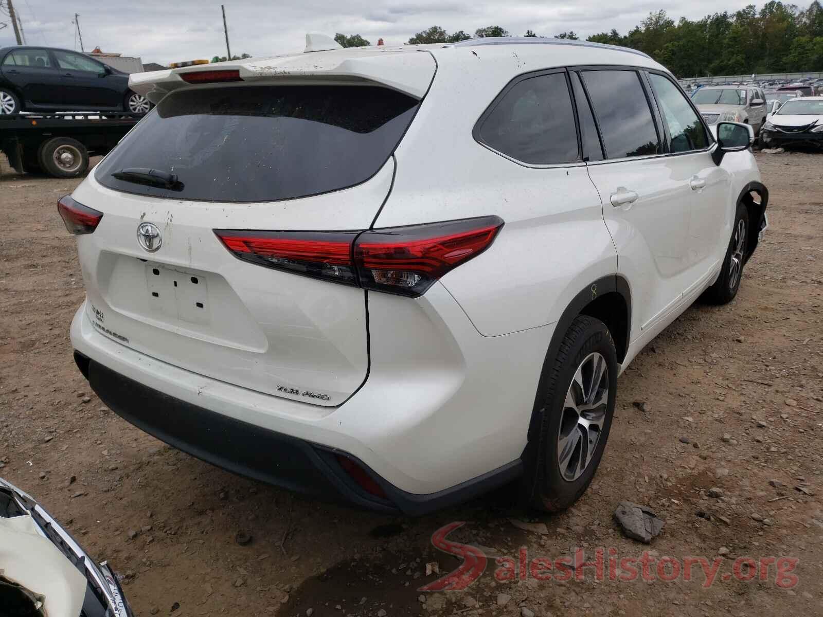 5TDGZRBH3MS076438 2021 TOYOTA HIGHLANDER