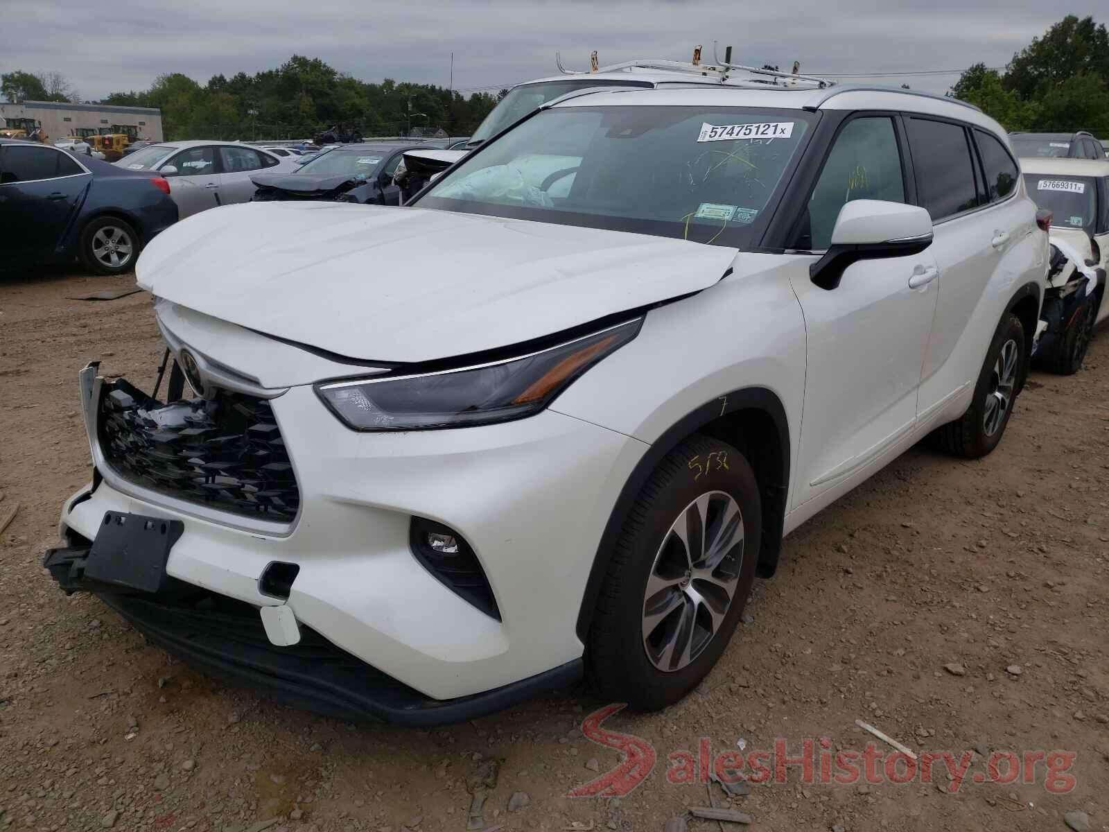 5TDGZRBH3MS076438 2021 TOYOTA HIGHLANDER