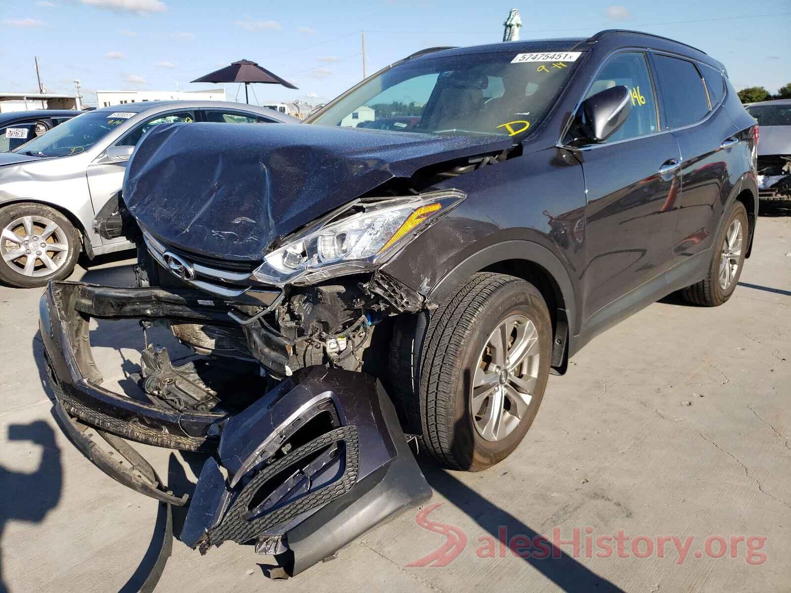 5XYZU3LB5GG371198 2016 HYUNDAI SANTA FE