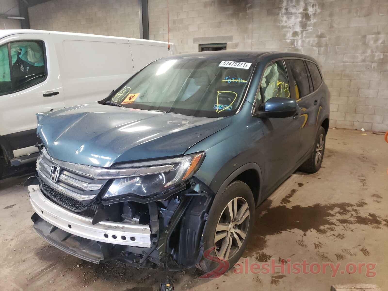 5FNYF6H3XHB009644 2017 HONDA PILOT