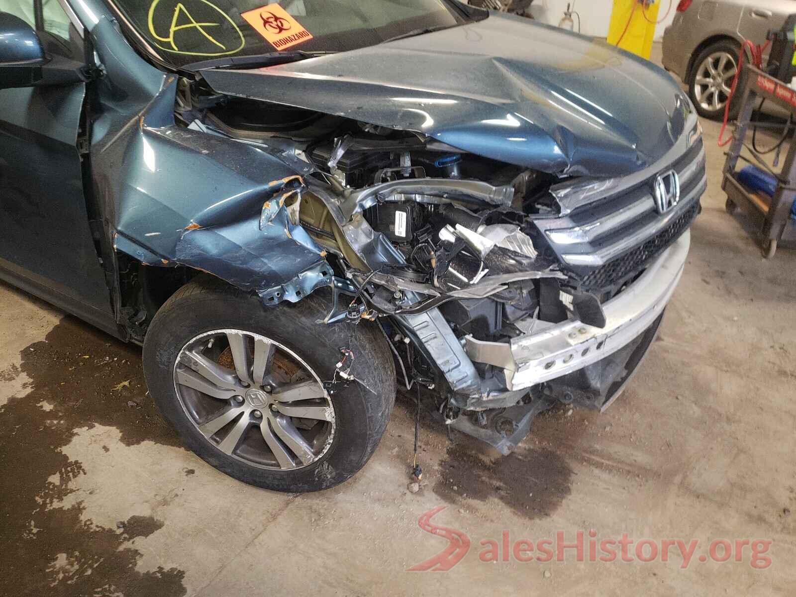 5FNYF6H3XHB009644 2017 HONDA PILOT