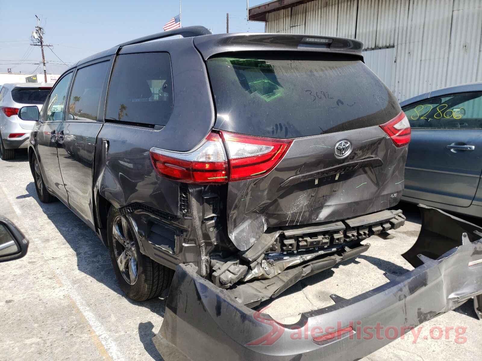 5TDKZ3DC4HS831269 2017 TOYOTA SIENNA