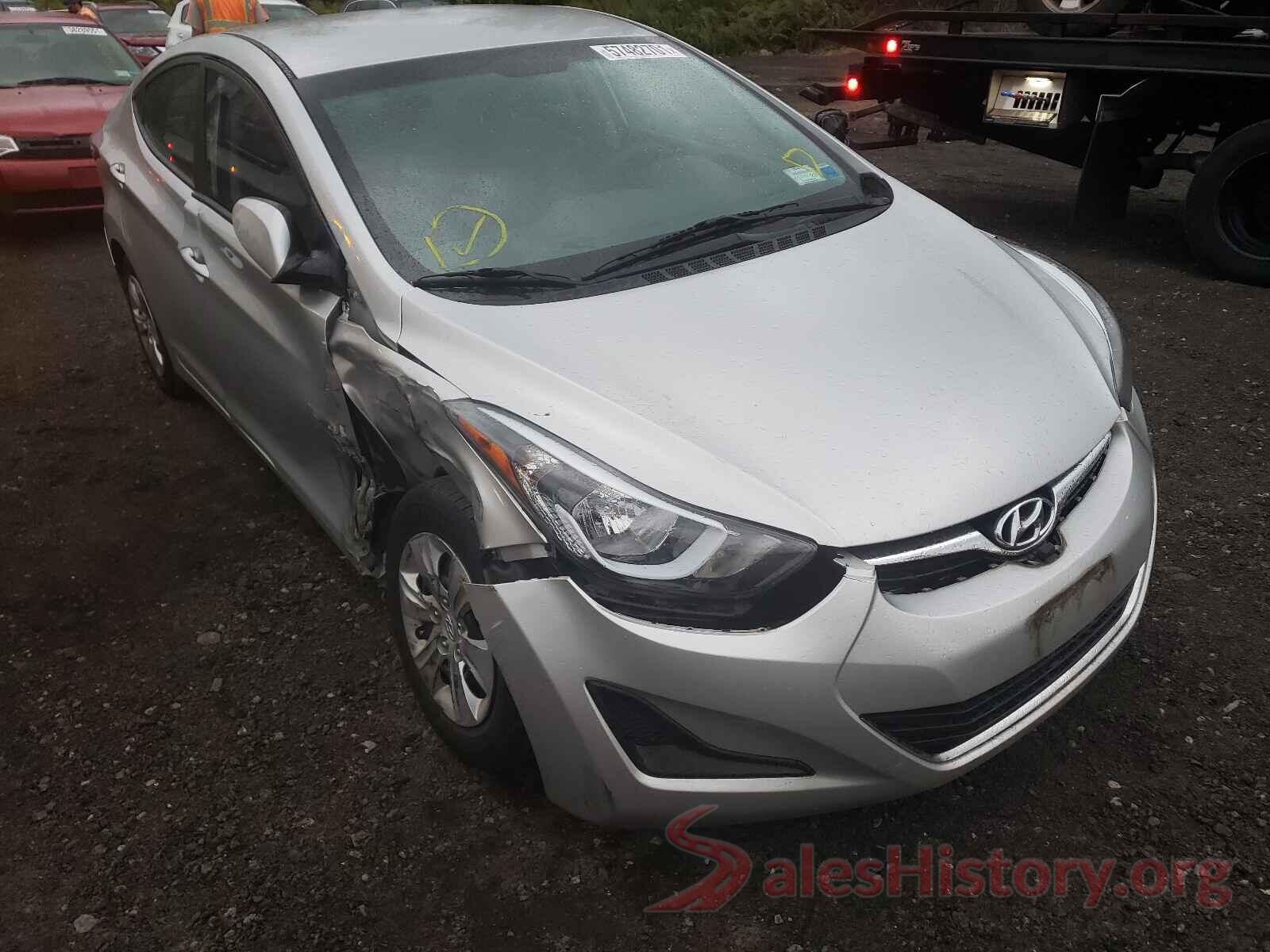 5NPDH4AEXGH764754 2016 HYUNDAI ELANTRA