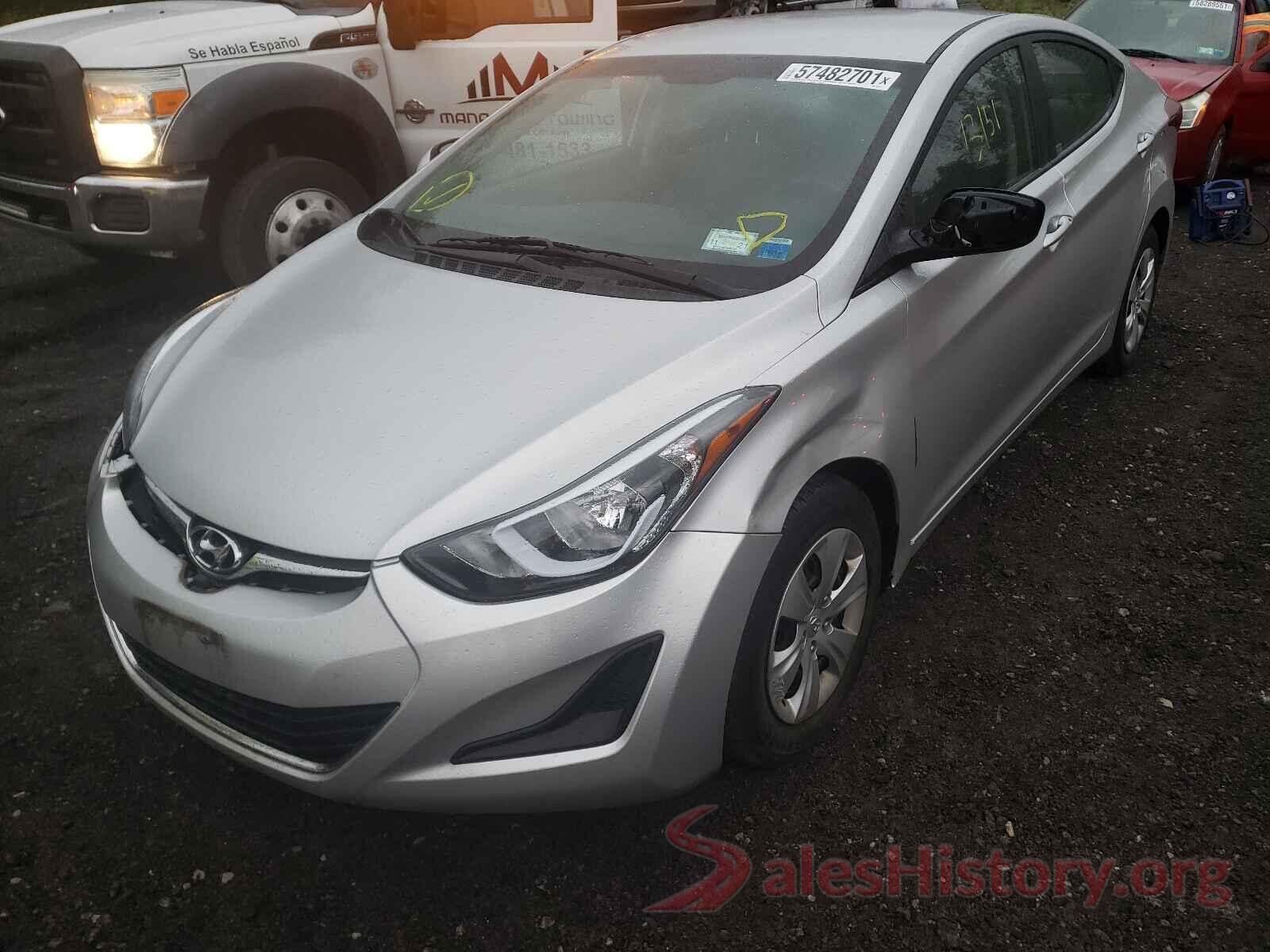 5NPDH4AEXGH764754 2016 HYUNDAI ELANTRA