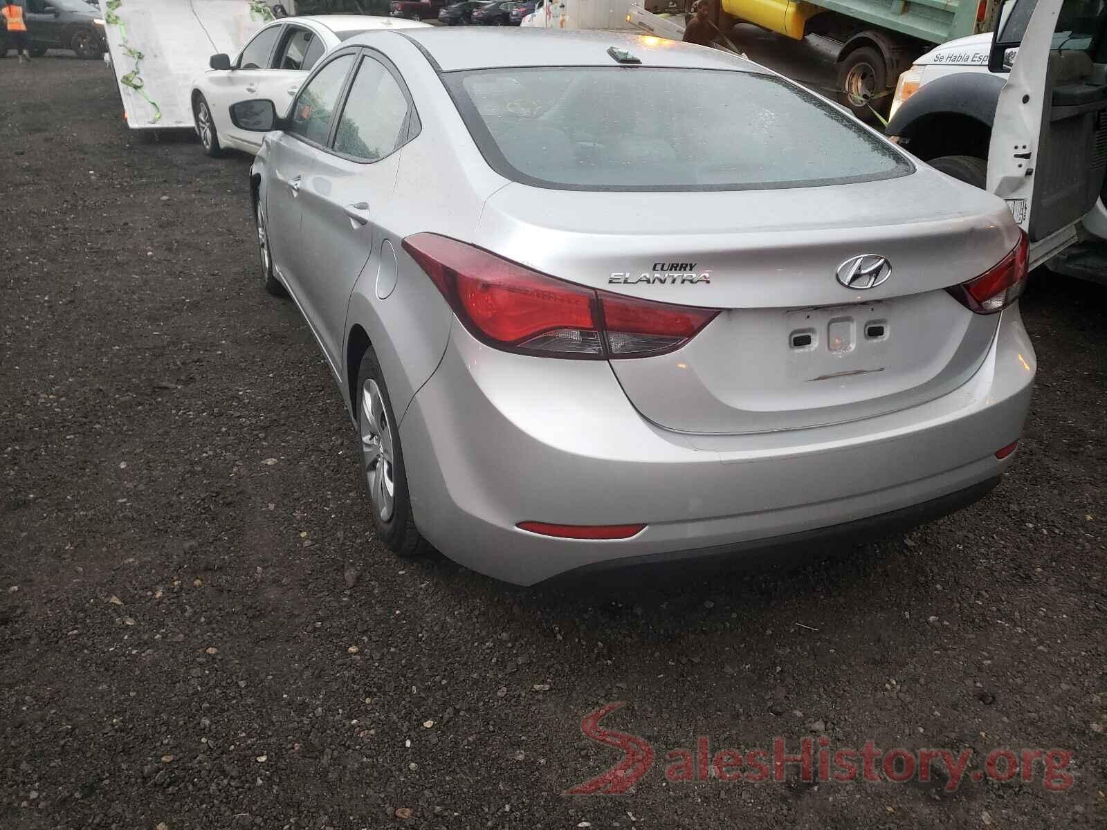 5NPDH4AEXGH764754 2016 HYUNDAI ELANTRA