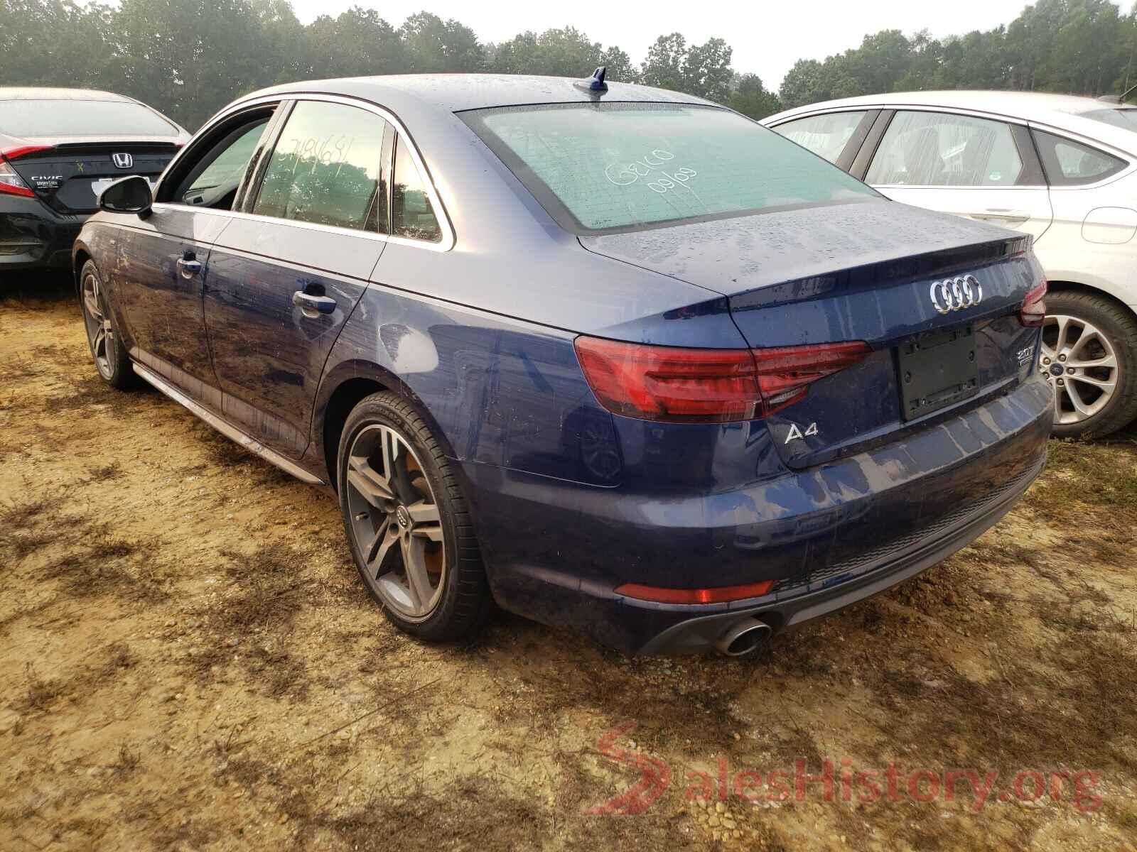 WAUENAF49JA116166 2018 AUDI A4