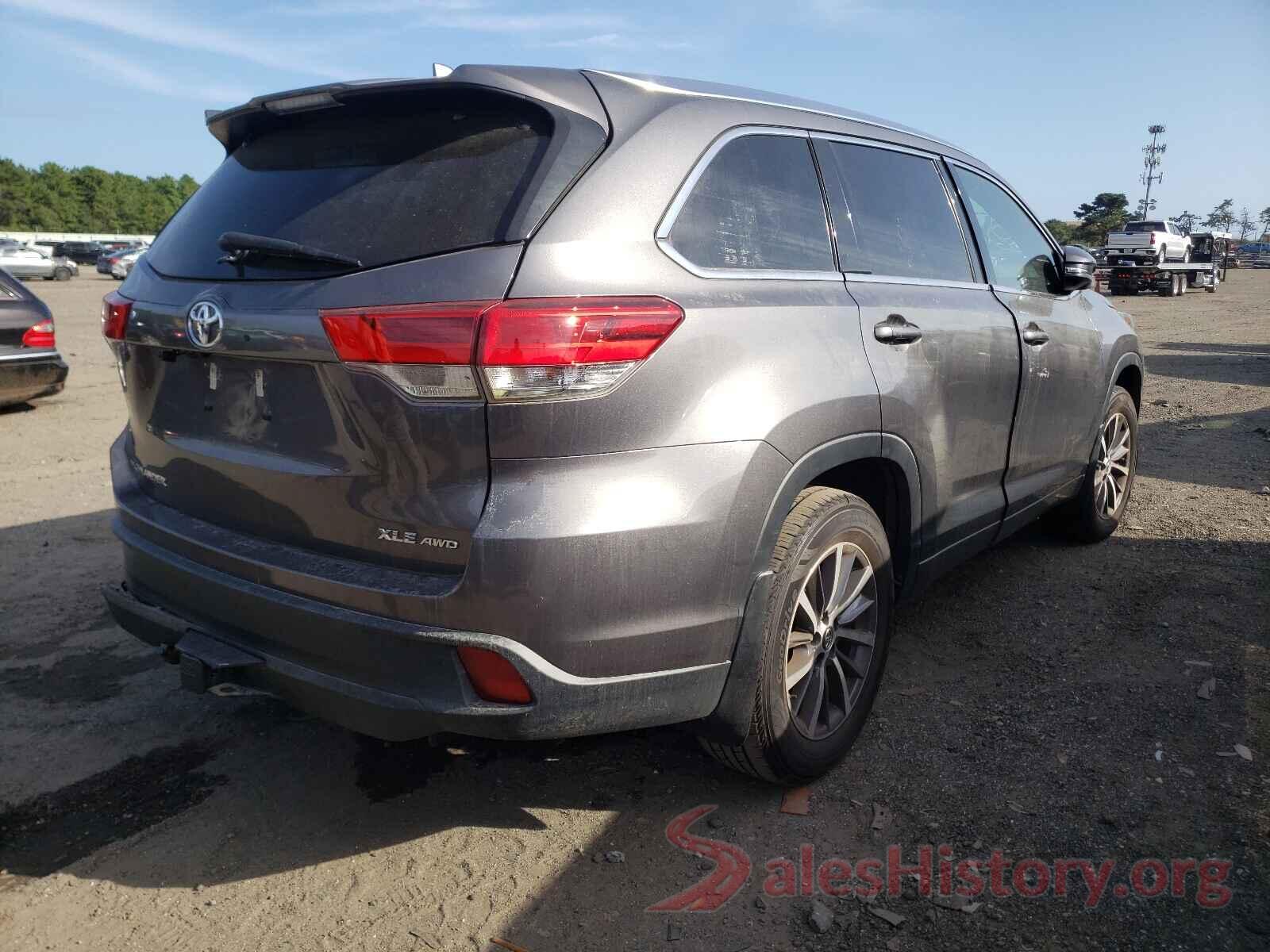 5TDJZRFH7JS841808 2018 TOYOTA HIGHLANDER