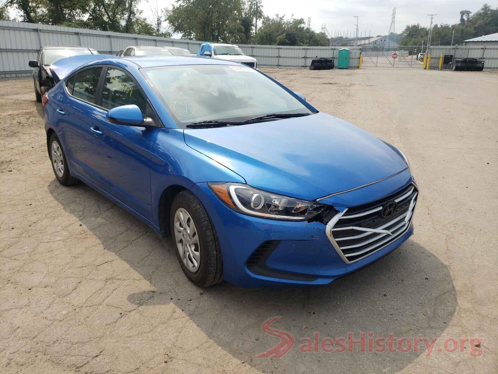 KMHD74LF7HU135433 2017 HYUNDAI ELANTRA