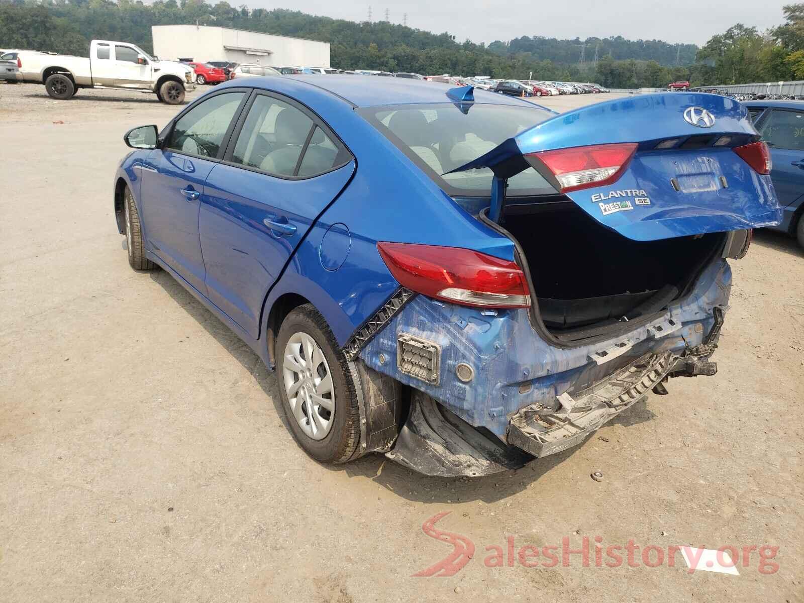 KMHD74LF7HU135433 2017 HYUNDAI ELANTRA