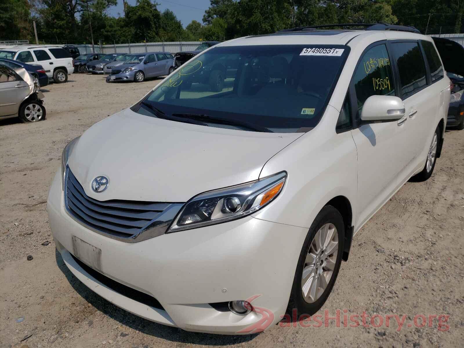 5TDDK3DC9FS095584 2015 TOYOTA SIENNA