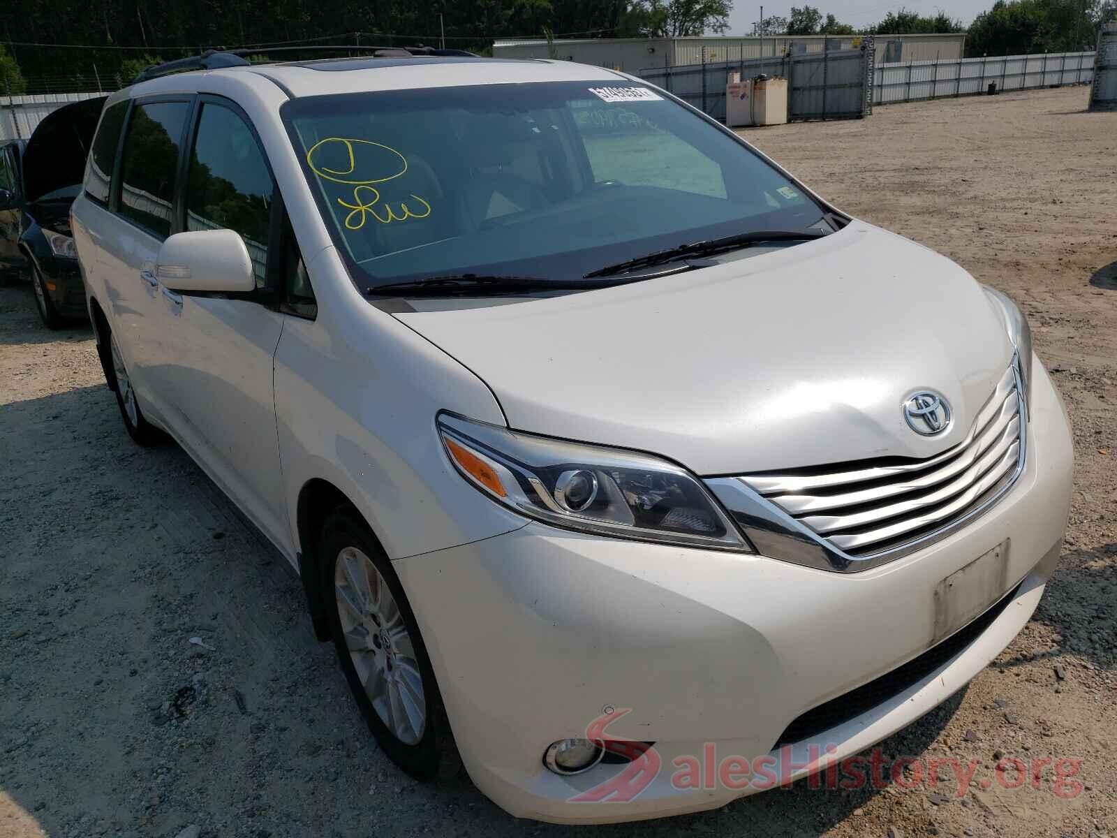 5TDDK3DC9FS095584 2015 TOYOTA SIENNA