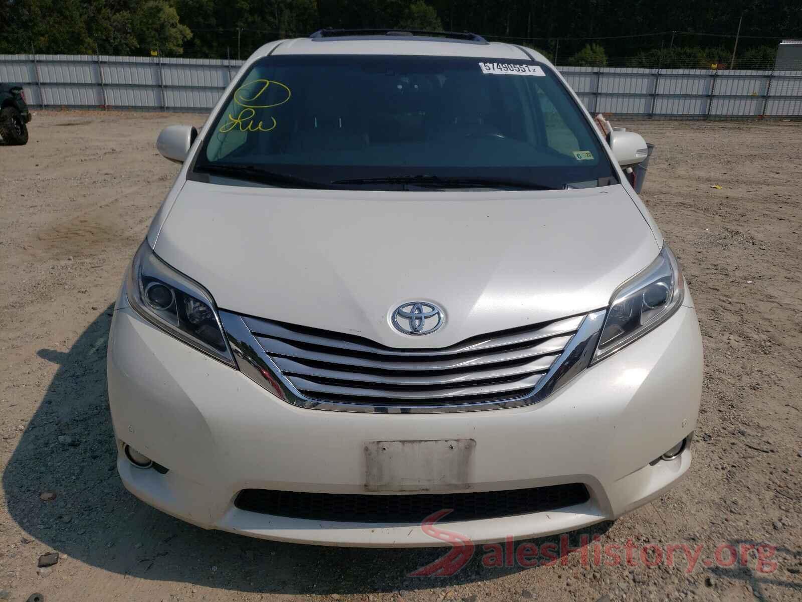 5TDDK3DC9FS095584 2015 TOYOTA SIENNA