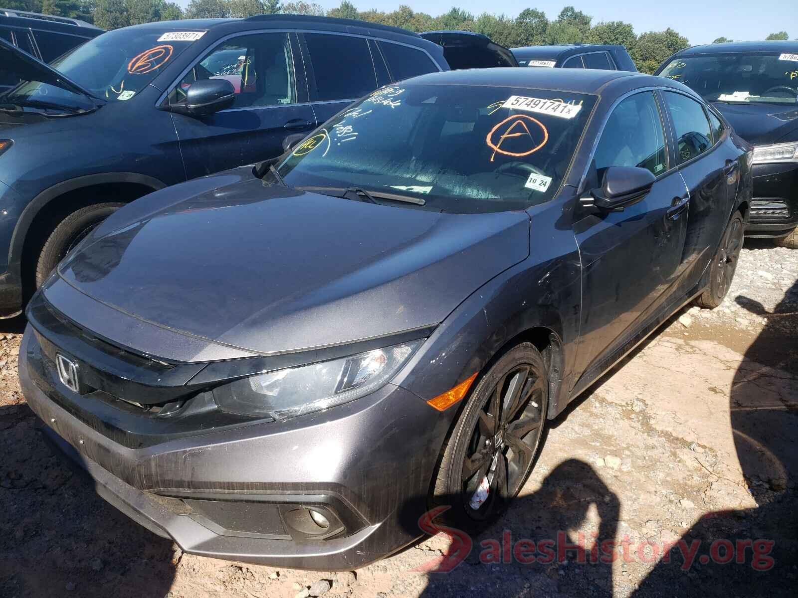 2HGFC2F83KH604006 2019 HONDA CIVIC