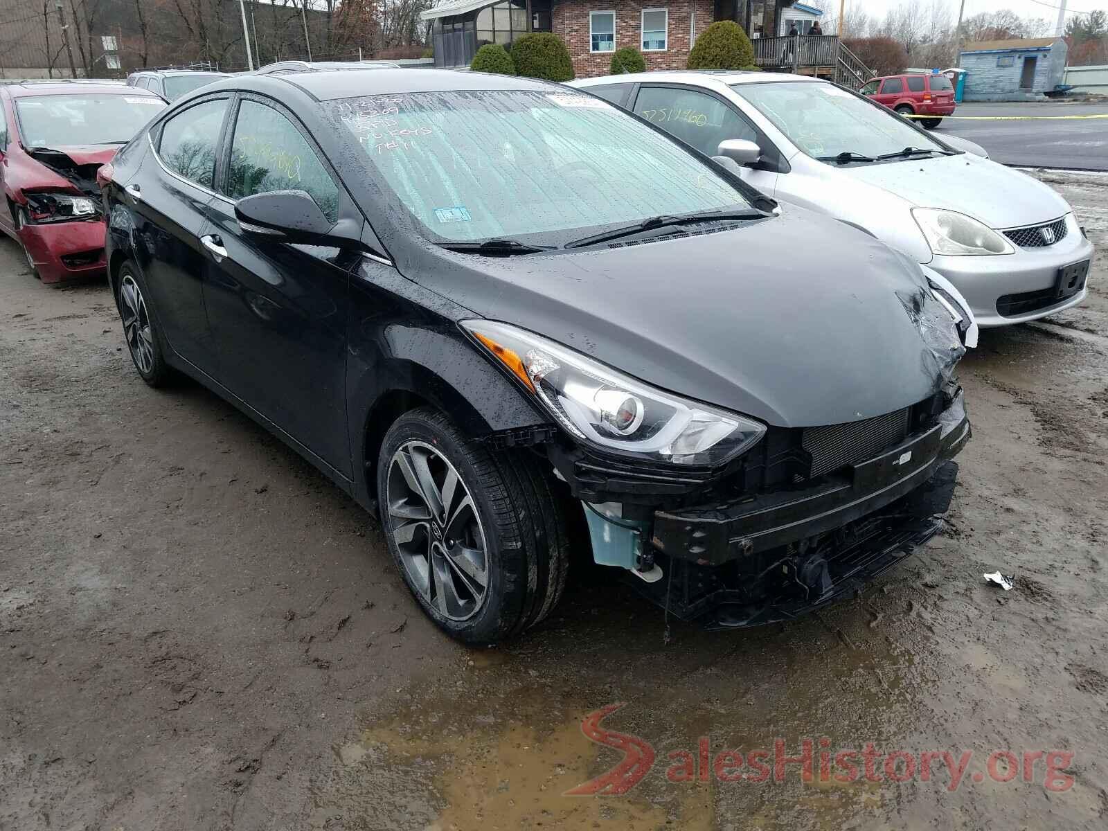 KMHDH4AEXGU618548 2016 HYUNDAI ELANTRA