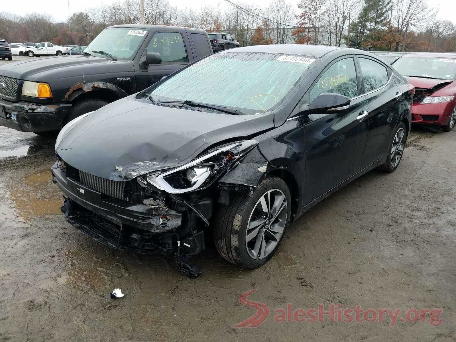 KMHDH4AEXGU618548 2016 HYUNDAI ELANTRA