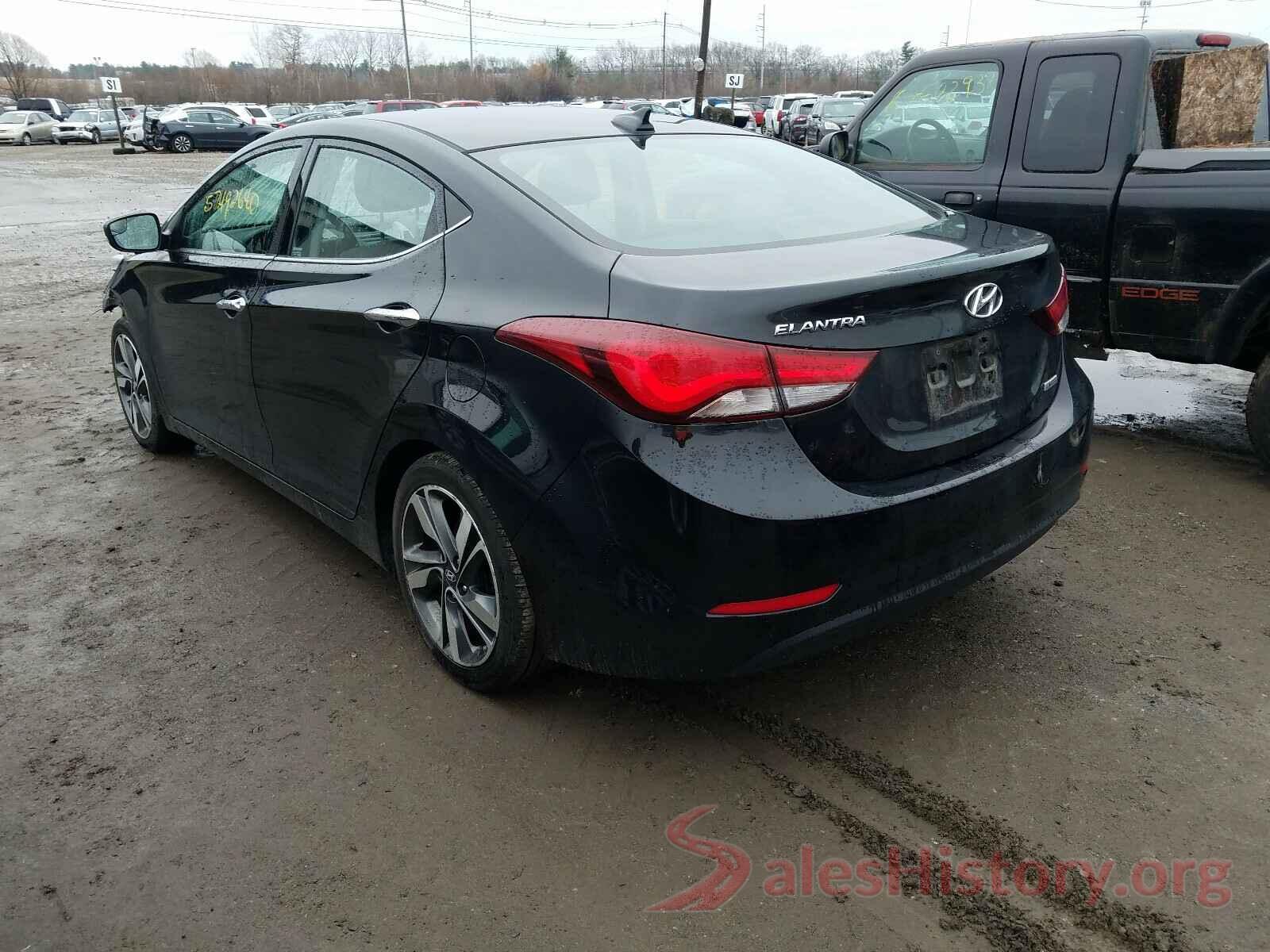 KMHDH4AEXGU618548 2016 HYUNDAI ELANTRA