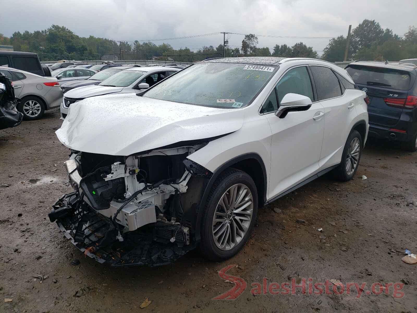 2T2JZMDAXLC212592 2020 LEXUS RX350