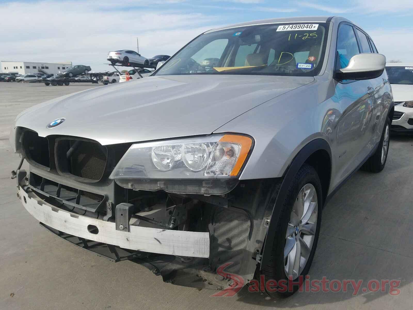 5UXWX9C54E0D16513 2014 BMW X3