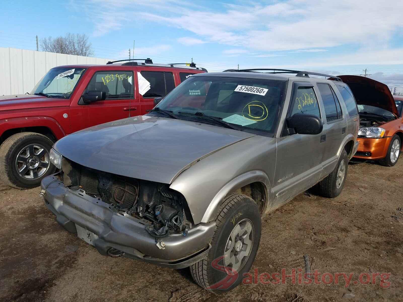 1GNDT13X03K121957 2003 CHEVROLET BLAZER