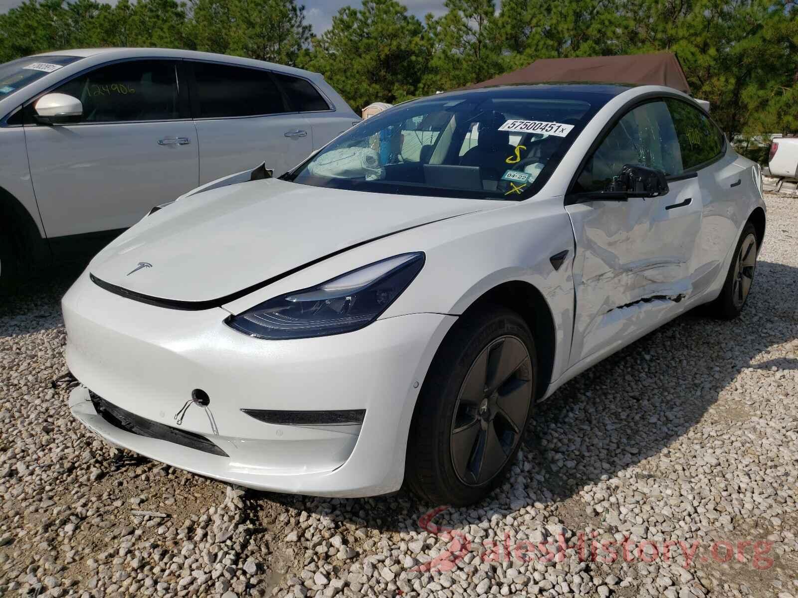 5YJ3E1EA4MF922848 2021 TESLA MODEL 3