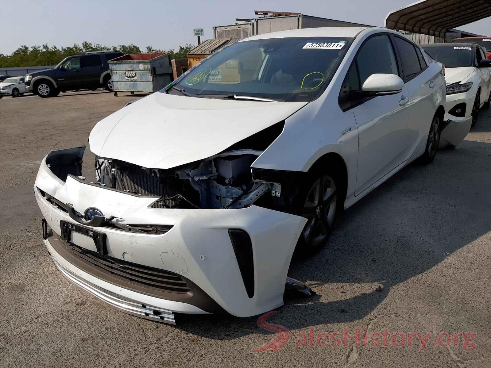 JTDKAMFUXM3132906 2021 TOYOTA PRIUS