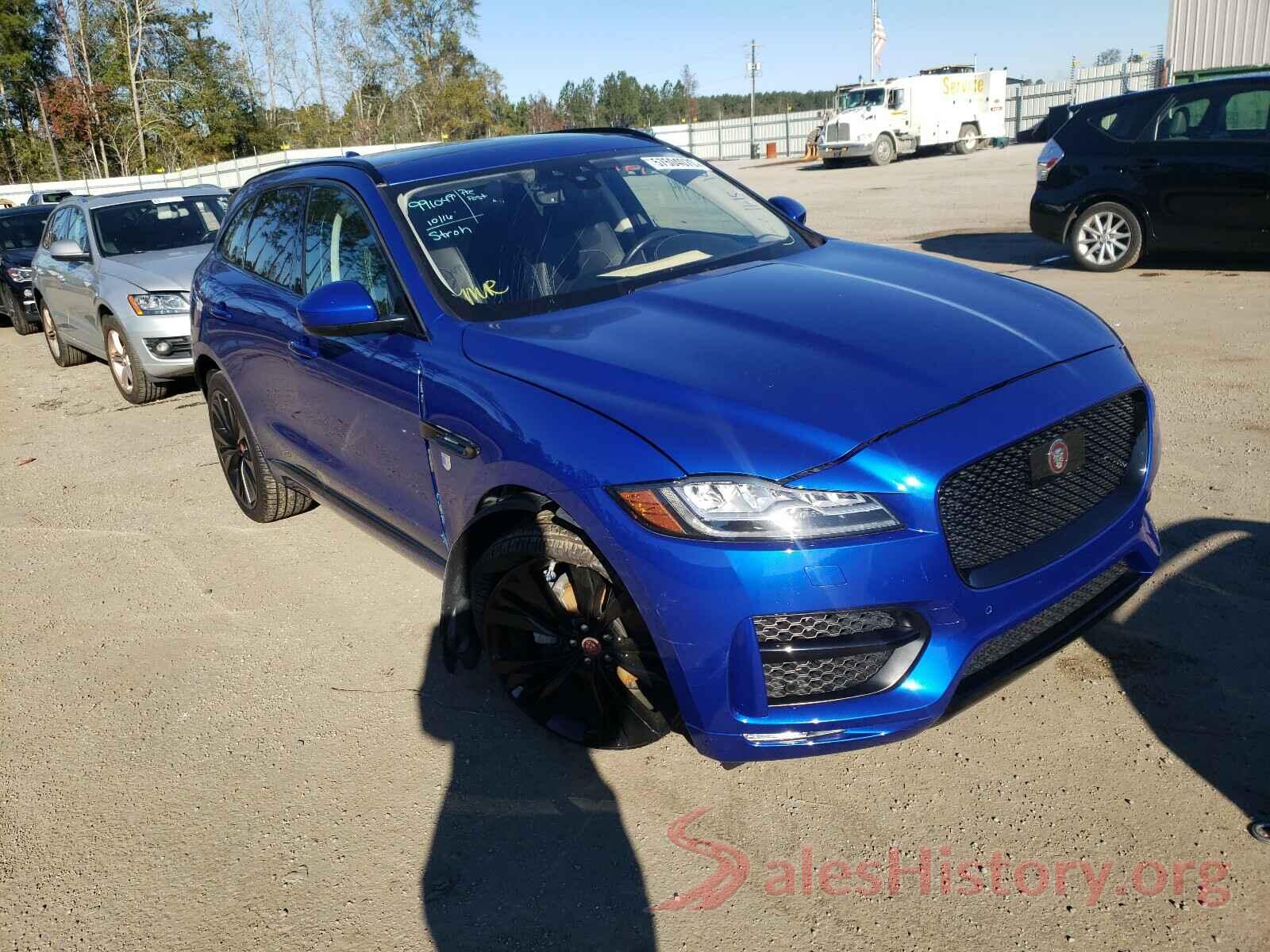 SADCL2FX8KA361529 2019 JAGUAR F-PACE