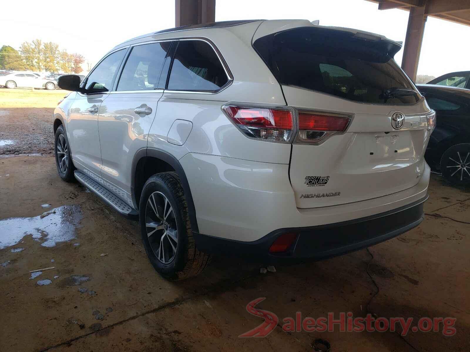 5TDKKRFH5GS153145 2016 TOYOTA HIGHLANDER