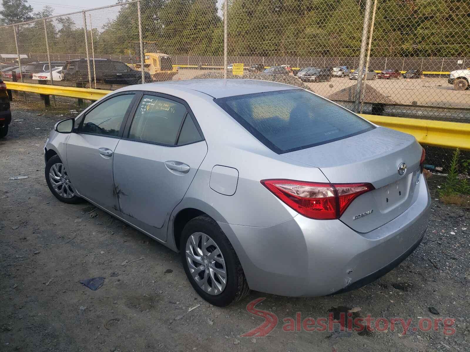 2T1BURHE0KC238649 2019 TOYOTA COROLLA