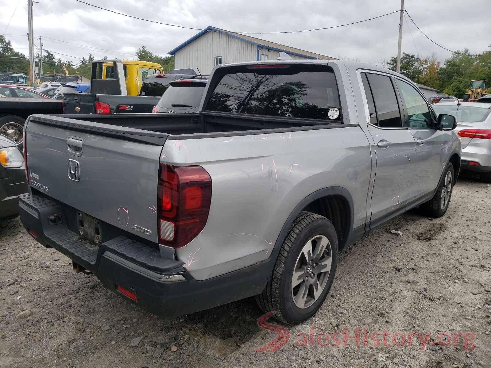 5FPYK3F57HB002334 2017 HONDA RIDGELINE