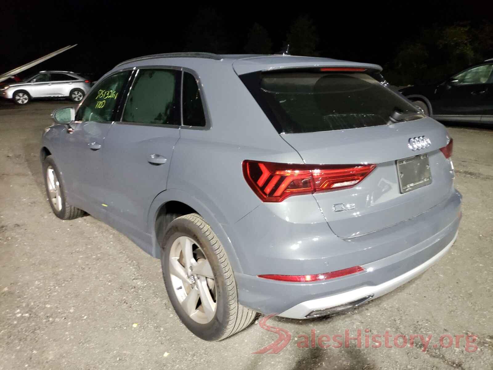 WA1AECF30L1067912 2020 AUDI Q3