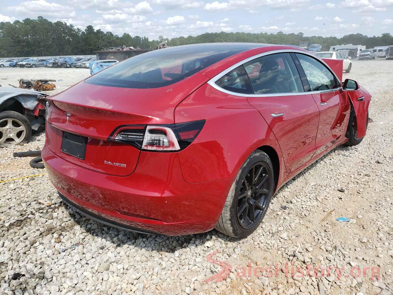 5YJ3E1ECXLF586395 2020 TESLA MODEL 3