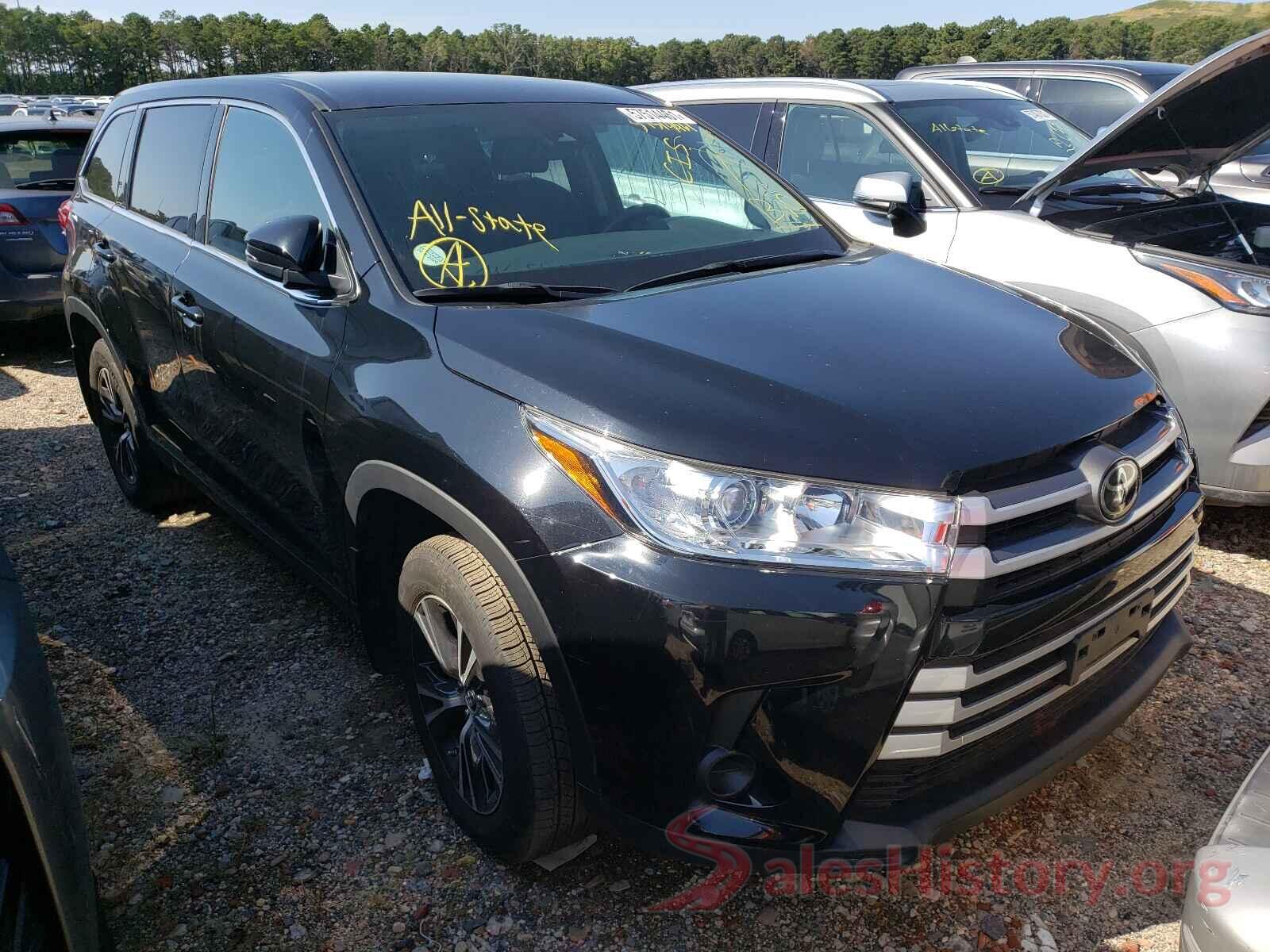 5TDBZRFH3KS977911 2019 TOYOTA HIGHLANDER