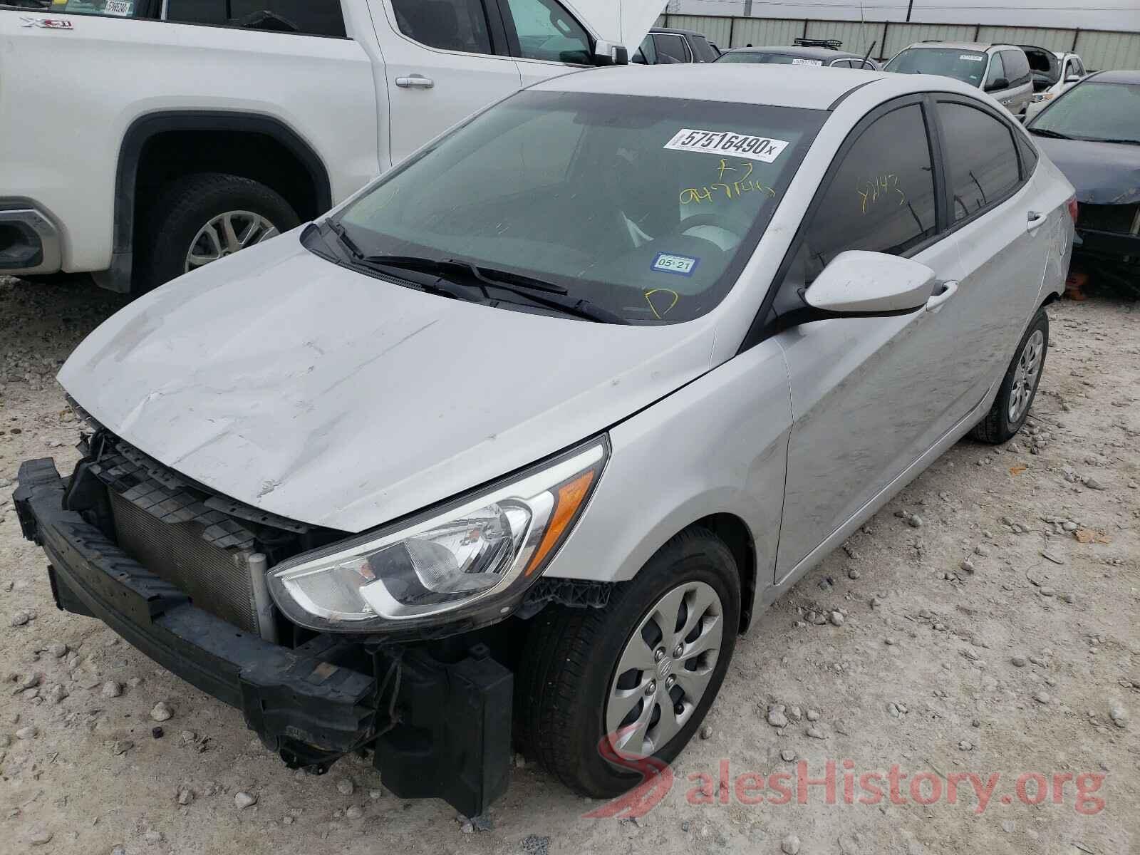 KMHCT4AE9GU947140 2016 HYUNDAI ACCENT